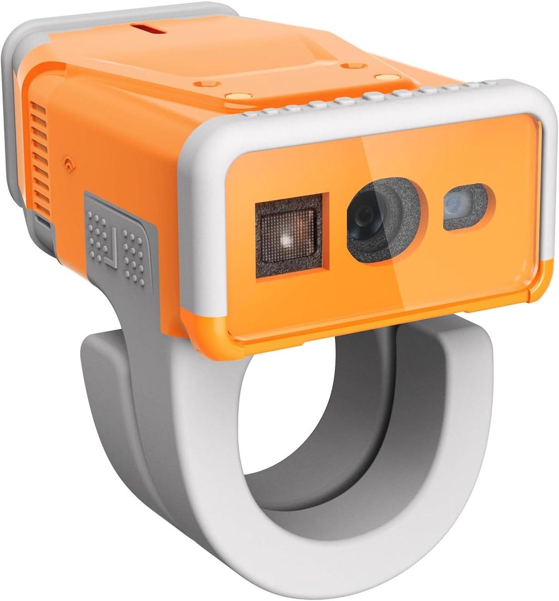 Ringscanner - Barcode scanner - Logistiek werk - Touch scantoetsen - IP65 bescherming - Zwart