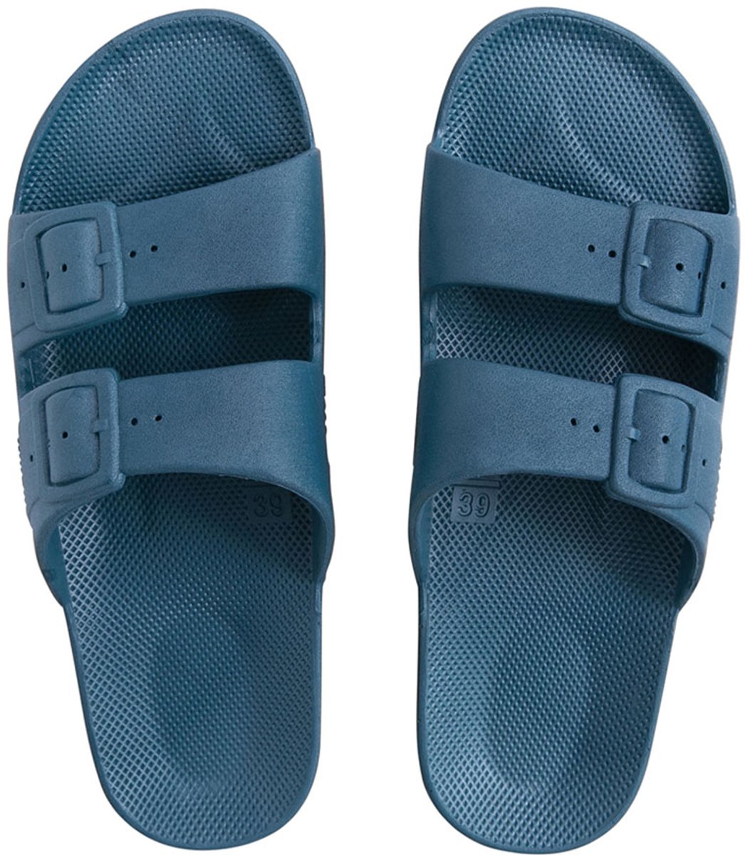 Slipper Freedom Moses Kids Basic Sea Blue-Schoenmaat 32 - 33