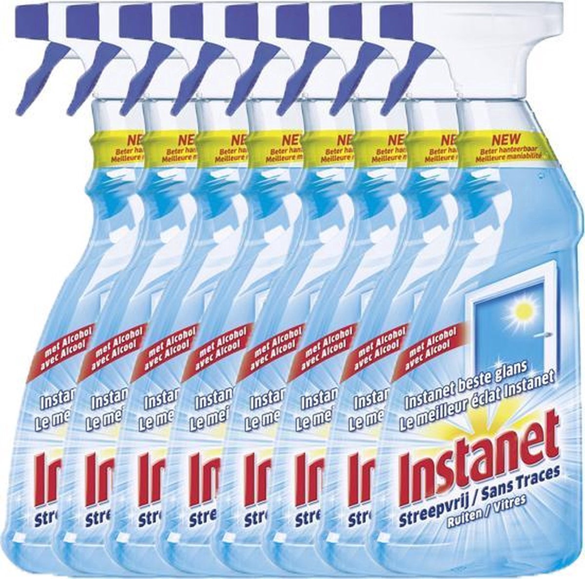 Instanet Spray Ruitenreiniger (Voordeelverpakking)- 8 x 725 ml