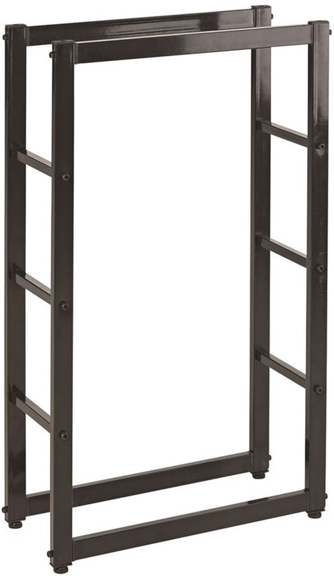 Practo Home brandhoutrek – zwart – 100x60x25 cm