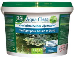 BSI - Aqua Clear - Heldermaker voor vijvers en zwemvijvers met 3-voudige werking - 4 kg