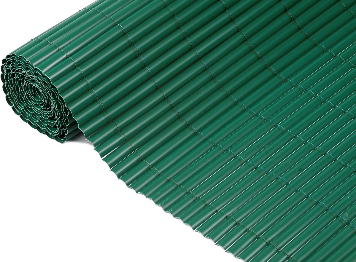 Nature - Tuinscherm - enkelzijdig - 1 x 3m - PVC - groen