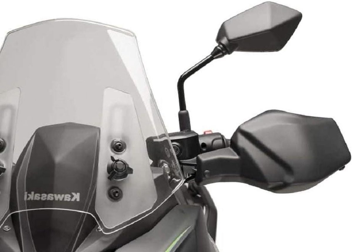 Handbeschermers Motor - Windgeleiders Kuip - Bescherming Tegen Weer - Specifiek Ontworpen Pasvorm - 325 x 353 cm - Matzwart