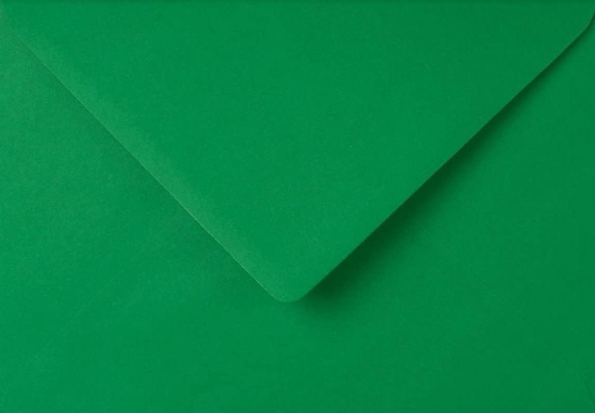 Gekleurde Enveloppen - Wenskaart Enveloppen - Uitnodigingen Versturen - 100gsm Papier - 162x229mm - Donkergroen
