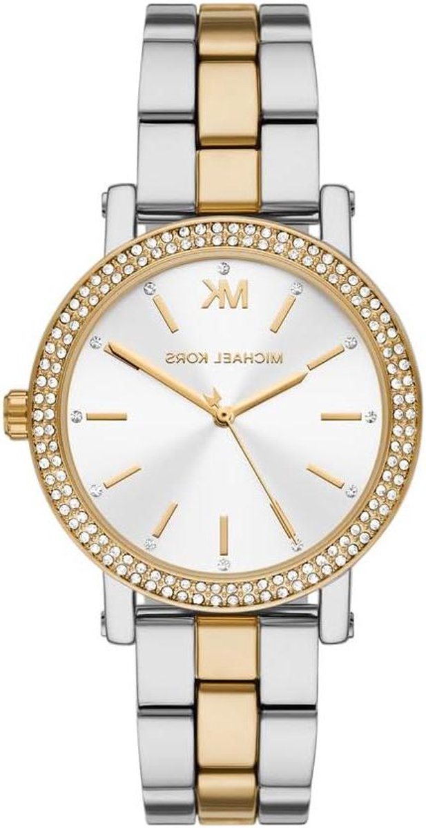 Dameshorloge - Tijdwaarnemer - Dagelijks gebruik - Krasbestendig glas - 38 mm kast - Zilverkleurig