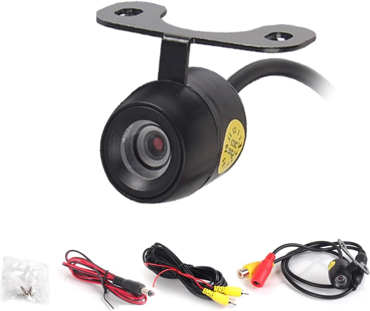 Achteruitrijcamera Auto - Parkeerhulp Camera - Veilig Parkeren - Montage Zonder Boren - 25 x 25 mm - Zwart