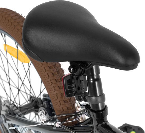 Joystar Brockway BMX-fiets - 24 inch - Handrem - Remmen - Achter V-brake - Pegs - Bruin - Geschikt voor buitenactiviteiten in de lente van JOYSTAR — afbeelding 5