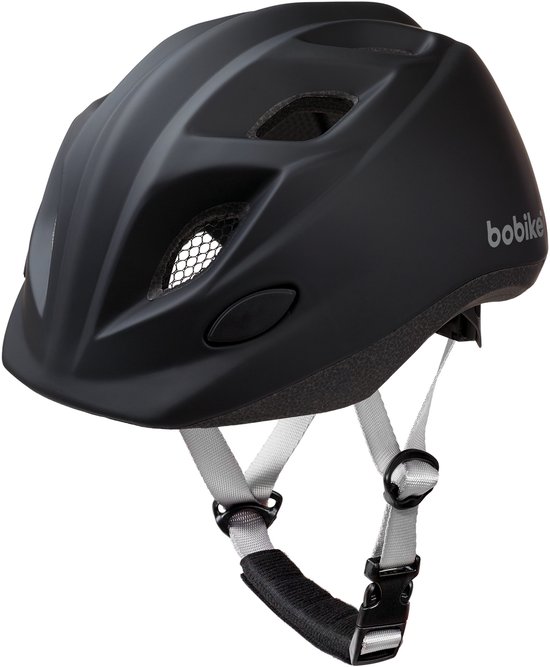 Bobike Helm Kids 44/48cm (XXS) In-Mold - Urban Black - Zwart — afbeelding 5