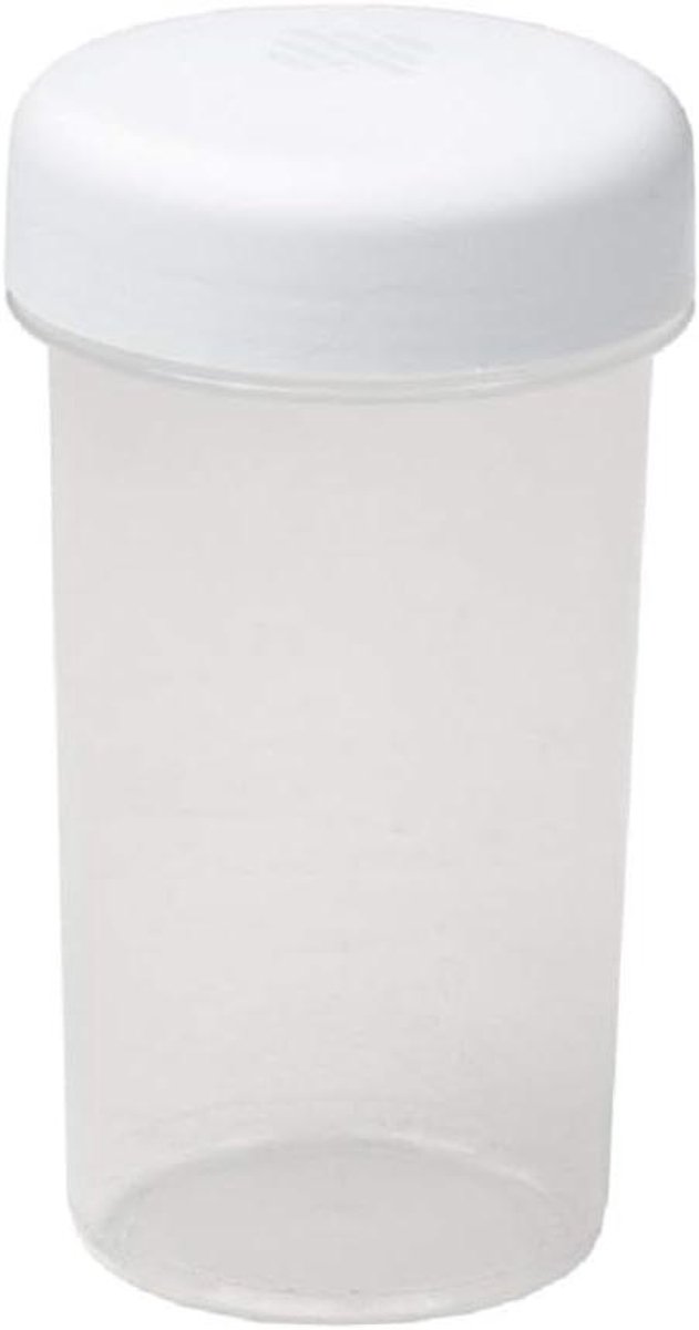 Keuken Beker - Schroef Top - Ingrediënten Afmeten - Heldere Markeringen - 350ml - Wit