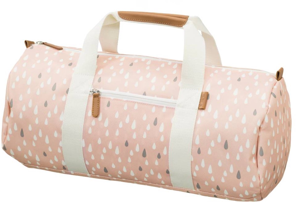 Fresk Kleine weekendtas 20 L - Sporttas voor Kinderen - Reistas - Logeertas Meisjes - Roze - Drops Pink