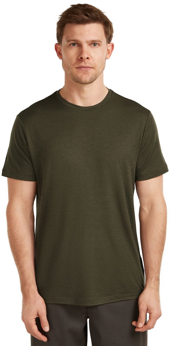 Icebreaker M Mer 150 Tech Lite III SS Tee – Outdoor Kleding Fleeces en Truien T-Shirt 0l11_dk Lodden