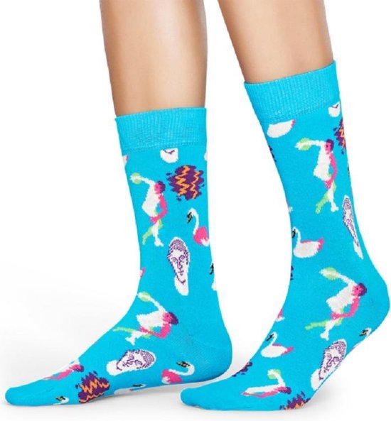 taille : 36-40 Happy Socks Lot de 3 paires de chaussettes pour femme multicolores 36-40