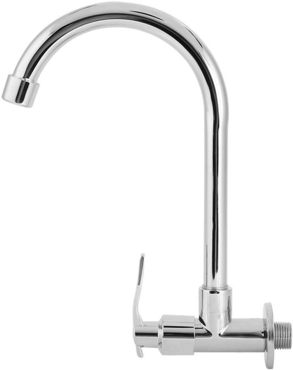 Florixa® Keukenkraan Wandmontage - Wandkraan - Wandkraan Keuken - RVS - Makkelijk Draaibaa