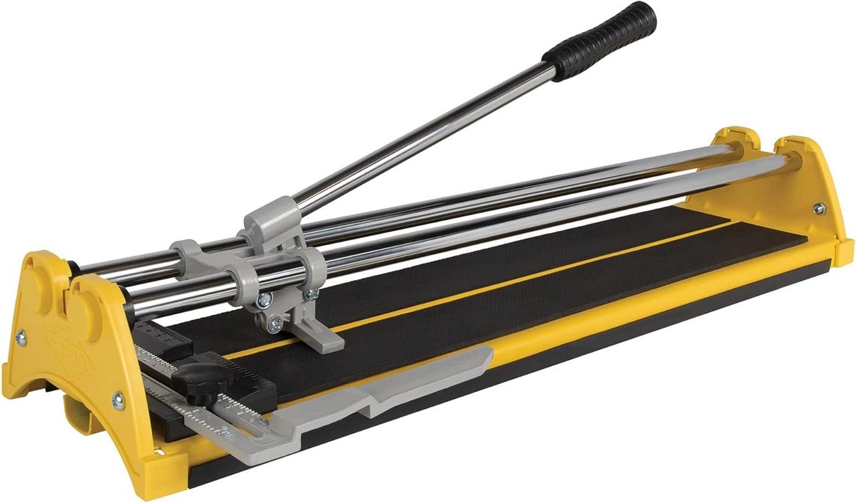 Tegelsnijder - Tegelsnijmachine Snijder - Wand- en vloeren leggen - Hoge hefboomwerking - 20 inch - Geel