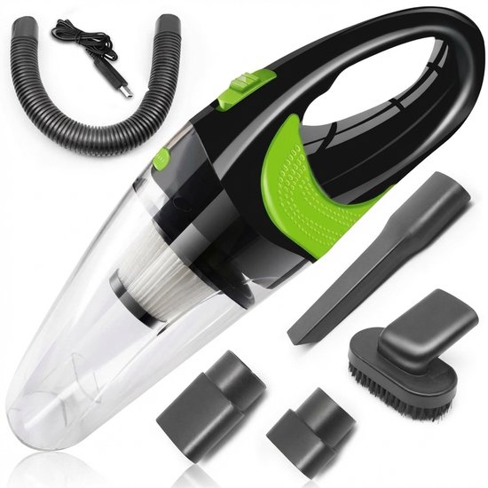 Aspirateur à main sans fil - Aspirateur à main sans fil - Aspirateur à main avec 4 accessoires - Petit aspirateur pour voiture et maison