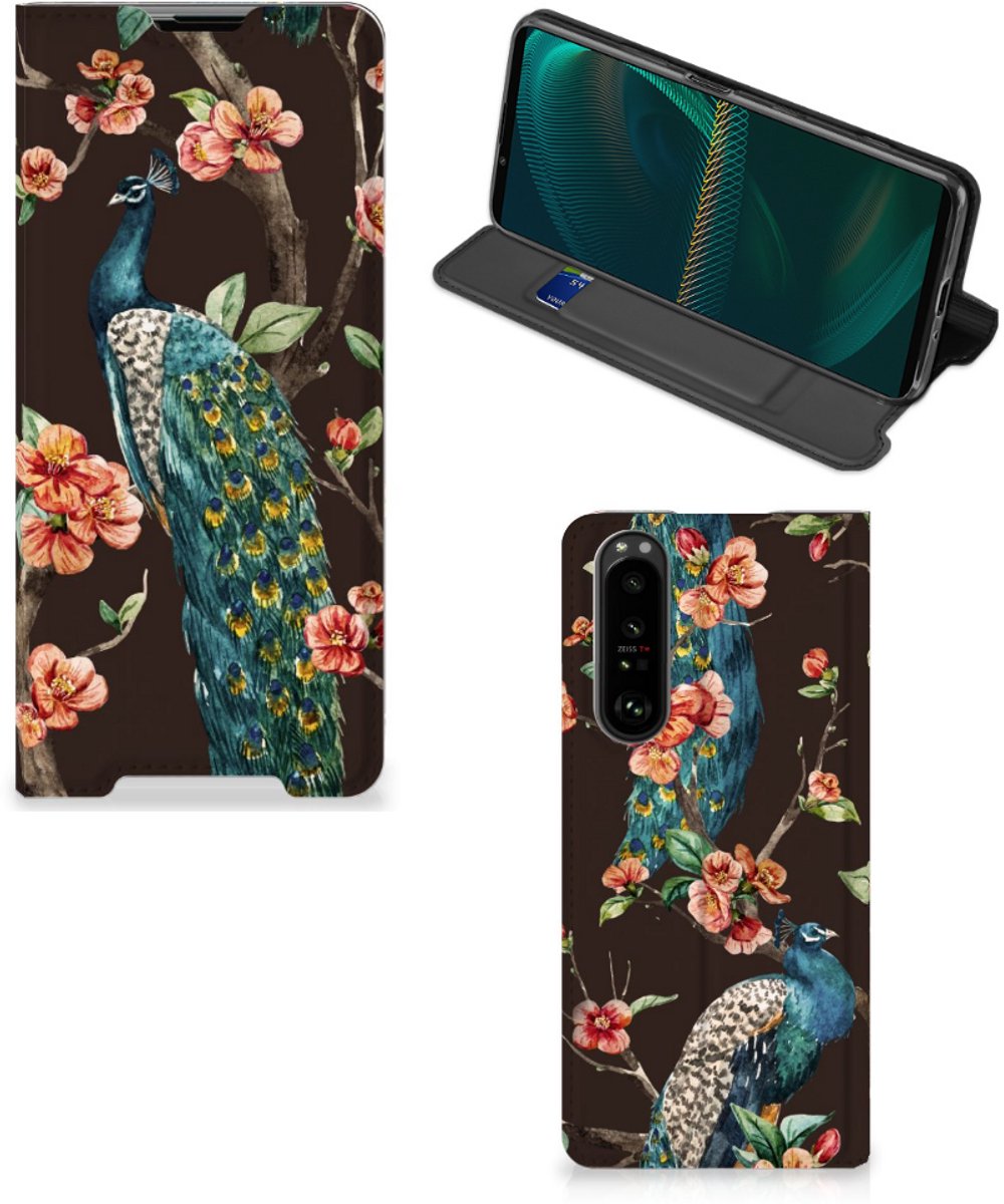 Sony Xperia 5 III Hoesje maken Pauw met Bloemen
