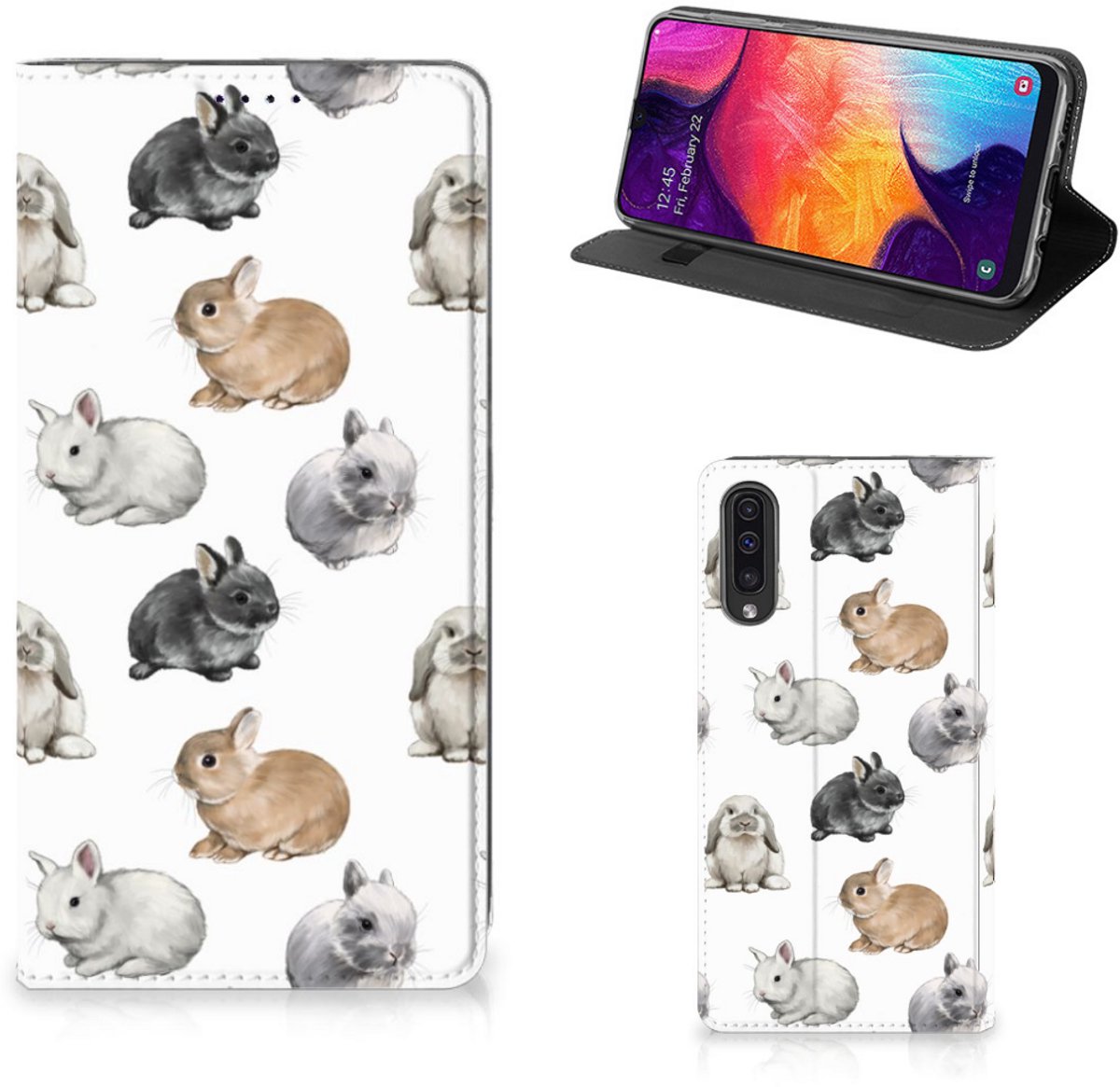Hoesje maken voor Samsung Galaxy A50 Konijntjes