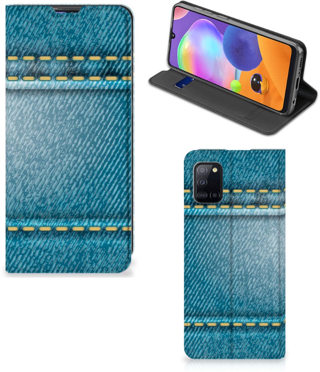 Samsung Galaxy A31 Hippe Standcase Jeans