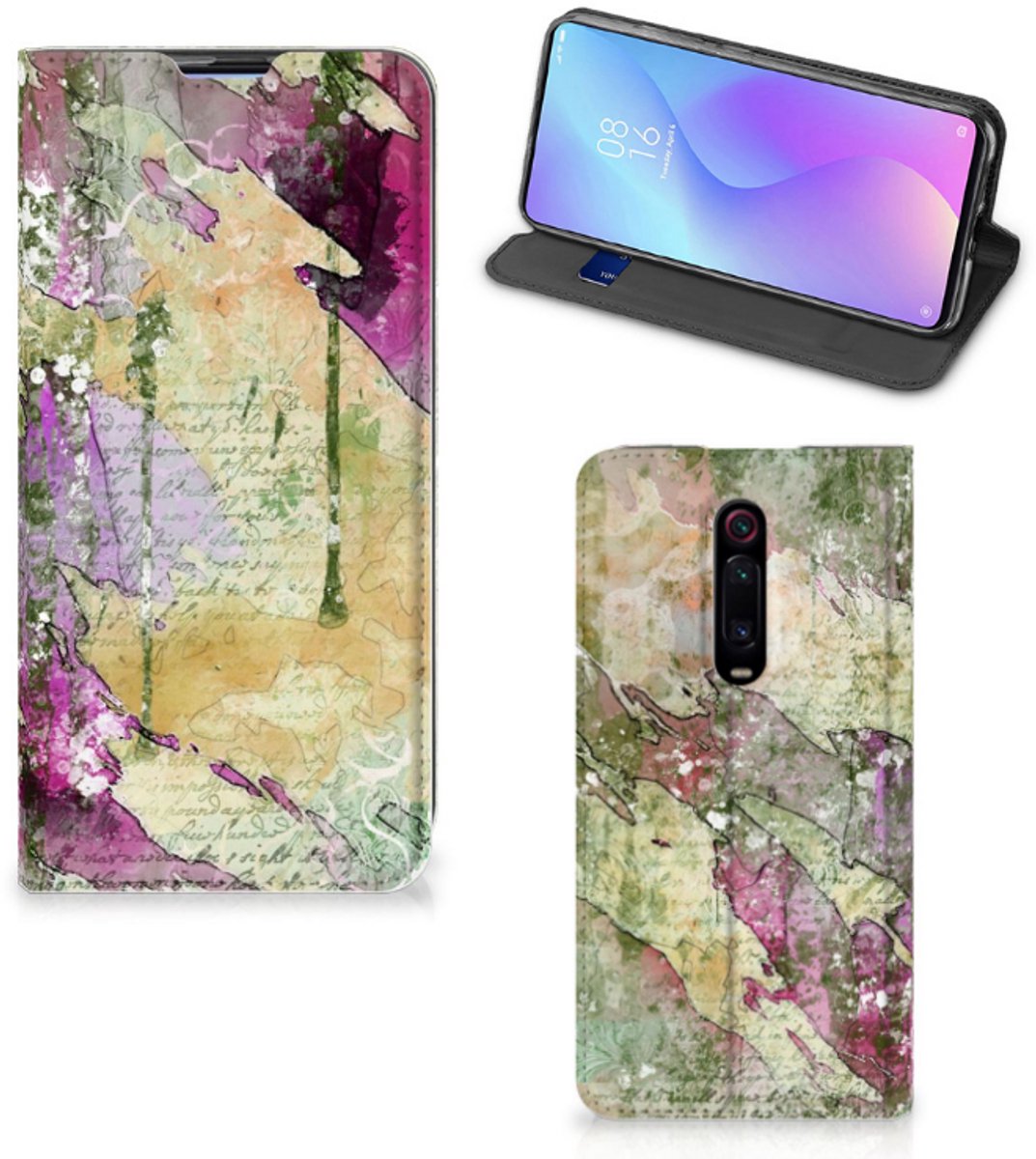 Bookcase Xiaomi Redmi K20 Pro Letter Painting