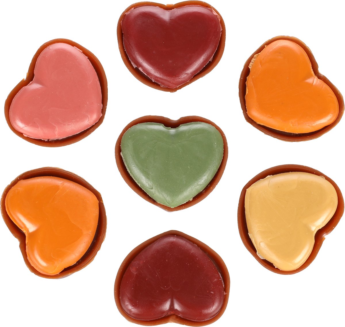 Flamingo Kerst pralines 7 stuks