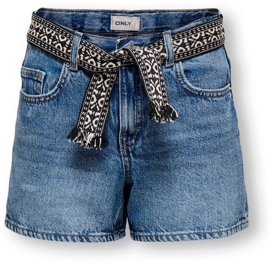 ONLY short fille ELLA en Denim Blue clair Medium coupe droite