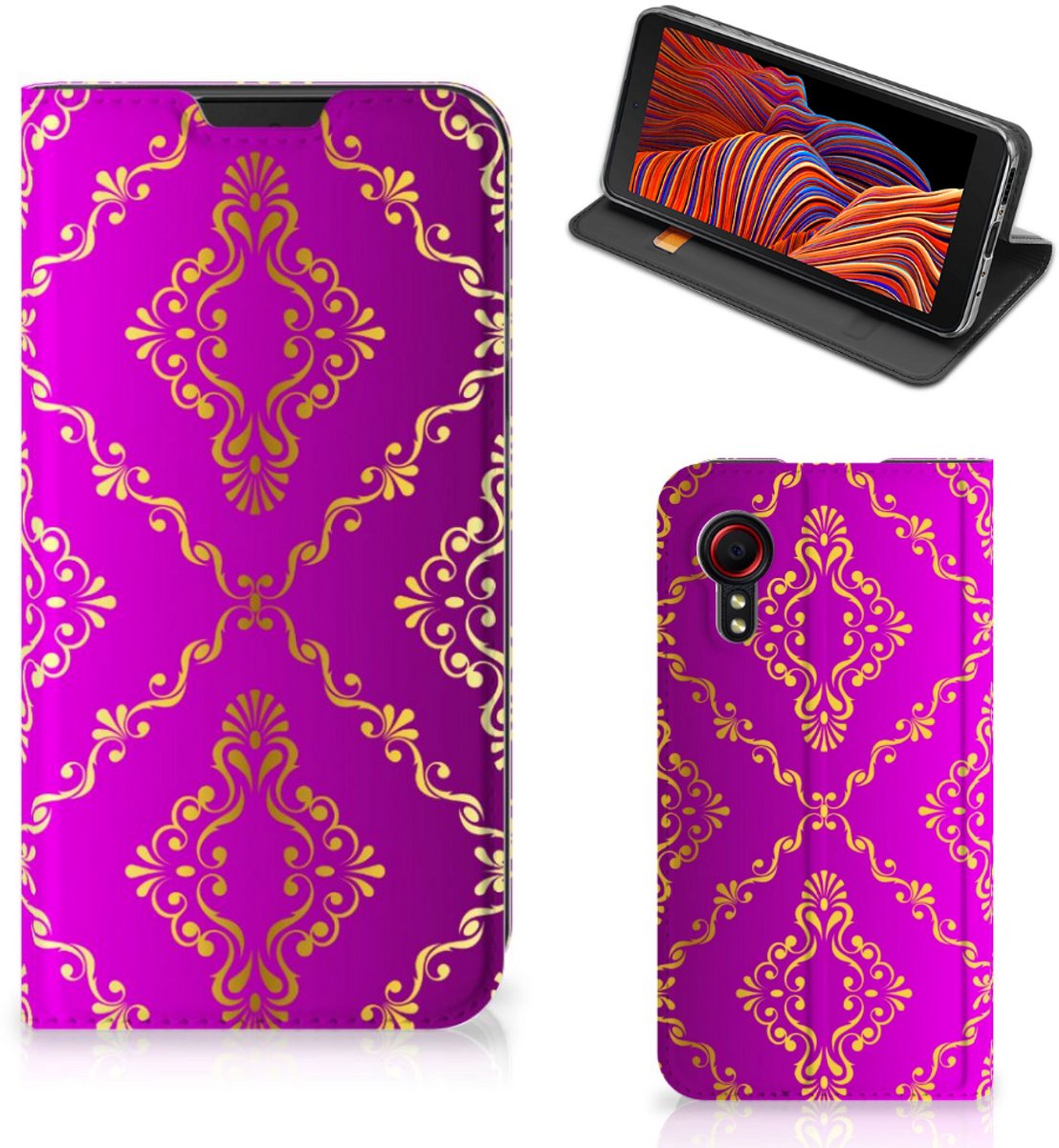 Telefoon Hoesje Samsung Galaxy Xcover 5 Barok Roze