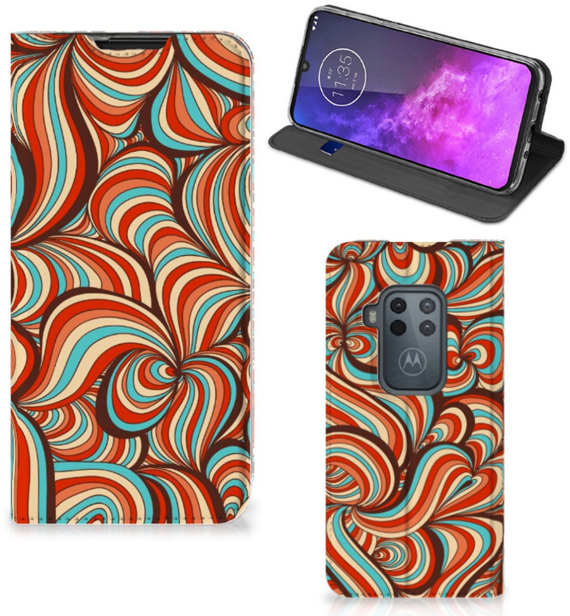 Motorola One Zoom Bookcase Retro