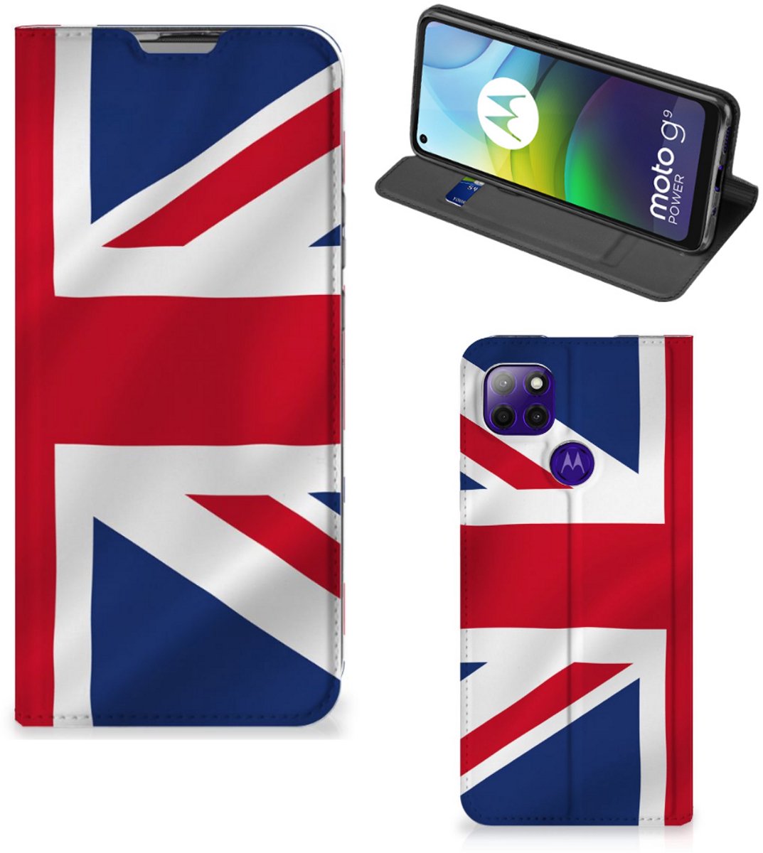 Motorola Moto G9 Power Standcase Groot-Brittannië
