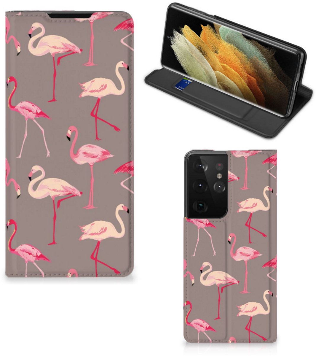 Samsung Galaxy S21 Ultra Hoesje maken Flamingo