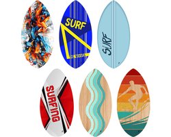 Twisk skimboard hout 105 cm - speelgoed surfplank voor kinderen.