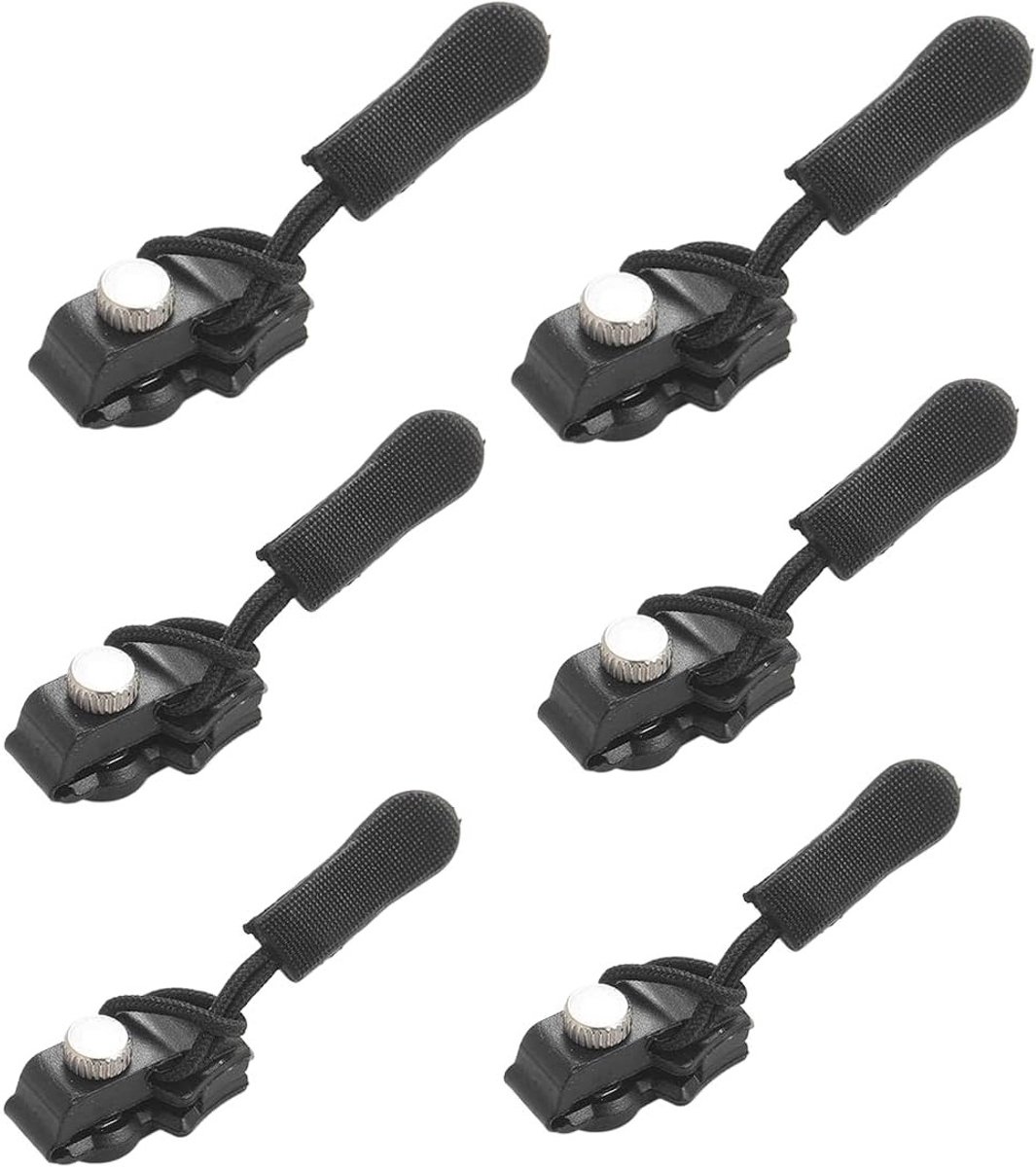 6-delige Reparatieset voor Afneembare Ritsen - Vervangingsset voor Ritsen, Rits Reparatie en Rits Accessoires