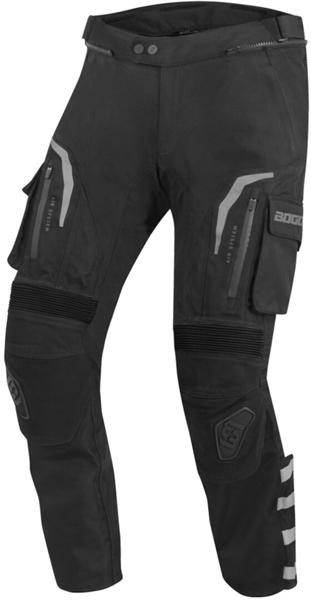 Bogotto Explorer-Z Waterdichte Zwart Leren / Textiele Motorbroek - Broek