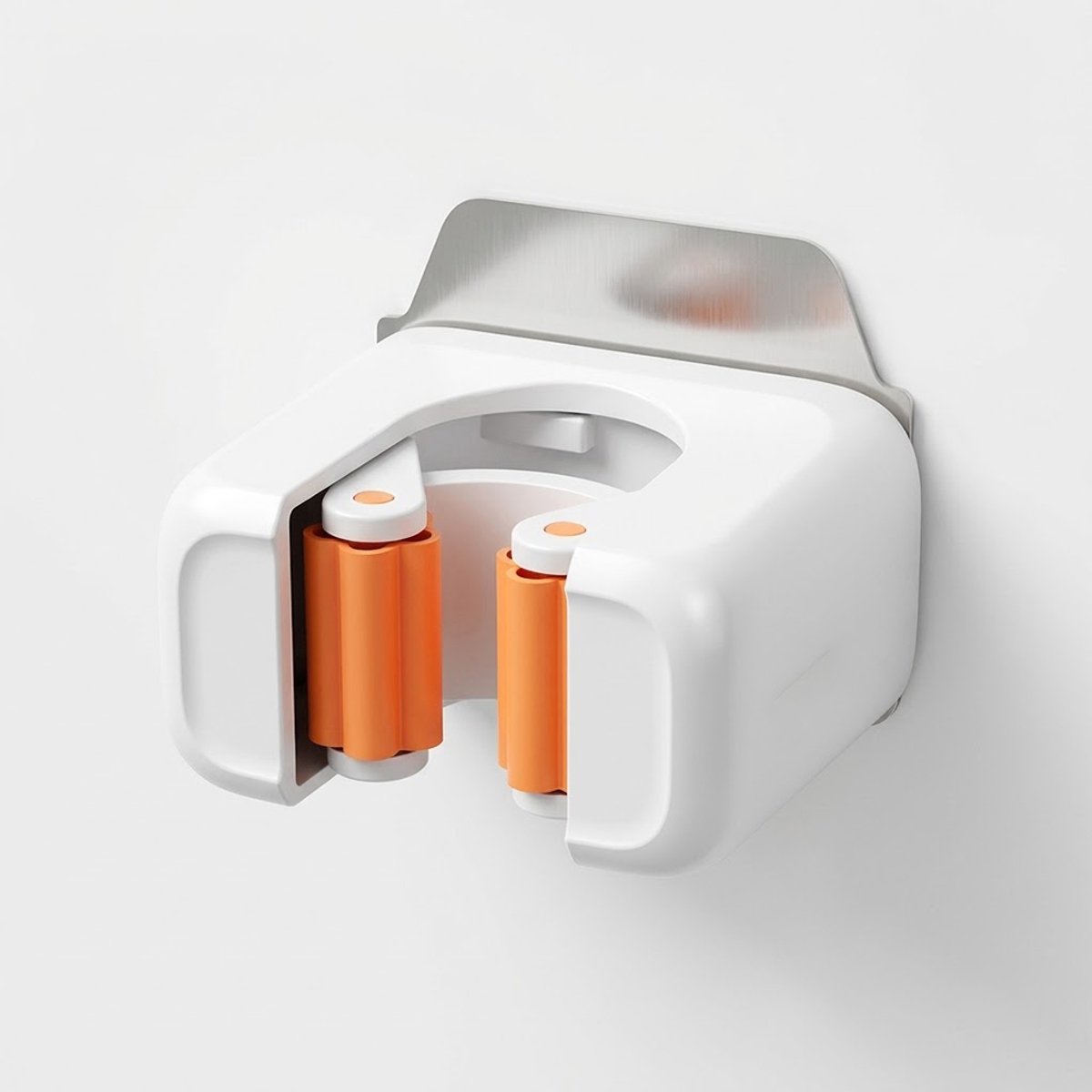Zelfklevende Bezemhouder Wand – Zonder Boren Mop- en Dweilhouder met Sterke Grip, Geschikt voor Stelen 1,6–2,5 cm – Ruimtebesparende Organizer voor Badkamer en Keuken
