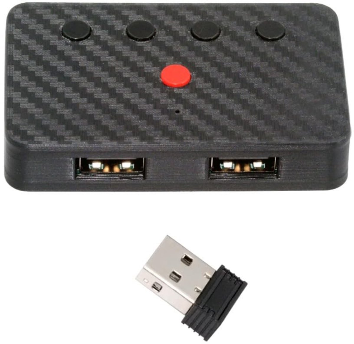 Chenyang Dual Port USB Bluetooth 5.3 Adapter - Maak je Bedrade Toetsenbord en Muis Draadloos