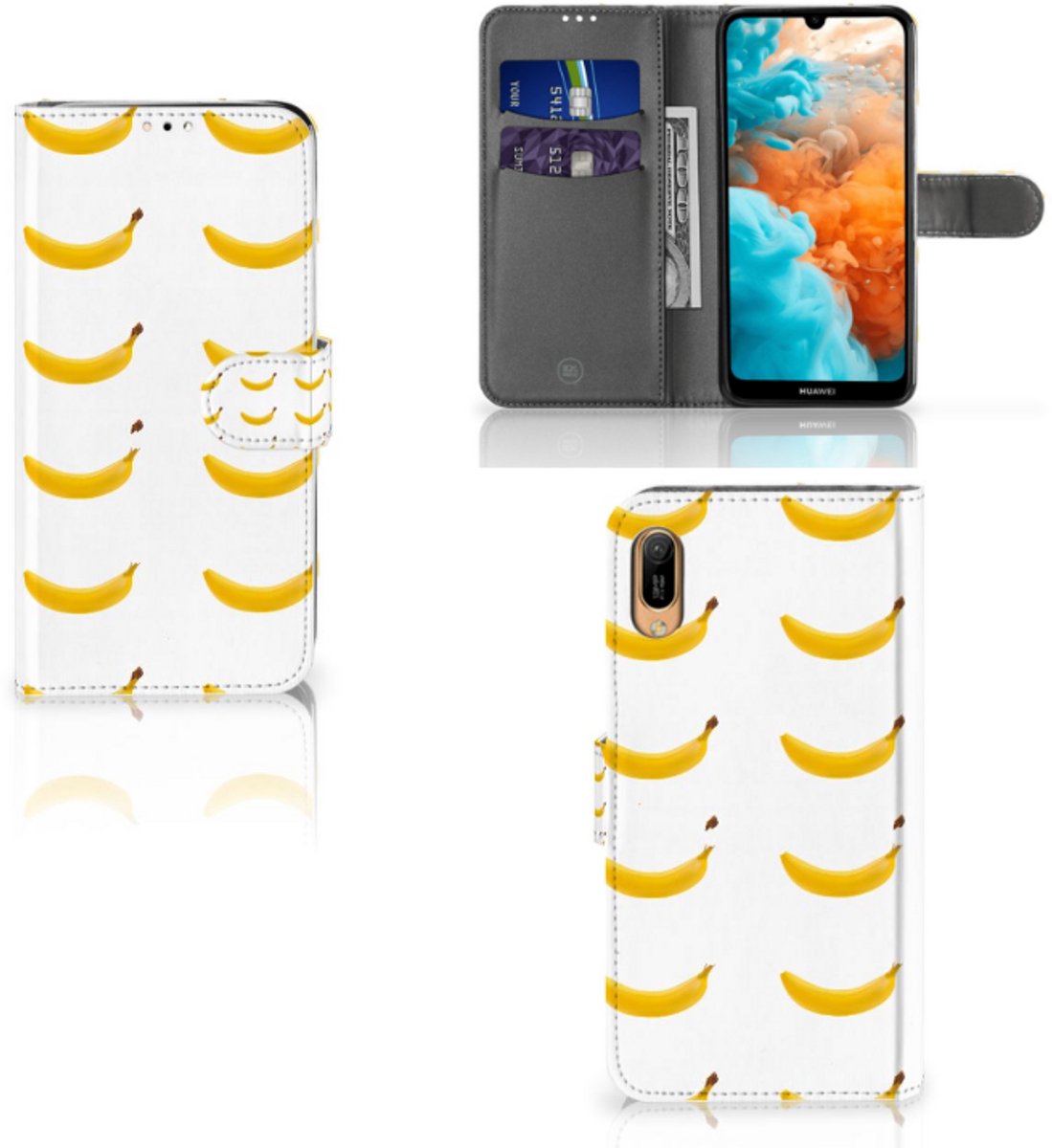 Huawei Y6 (2019) Book Cover Banana