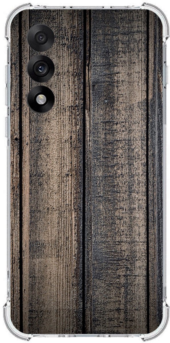 TPU Telefoonhoesje OnePlus Nord 5 - Steigerhout schokabsorberende backcover