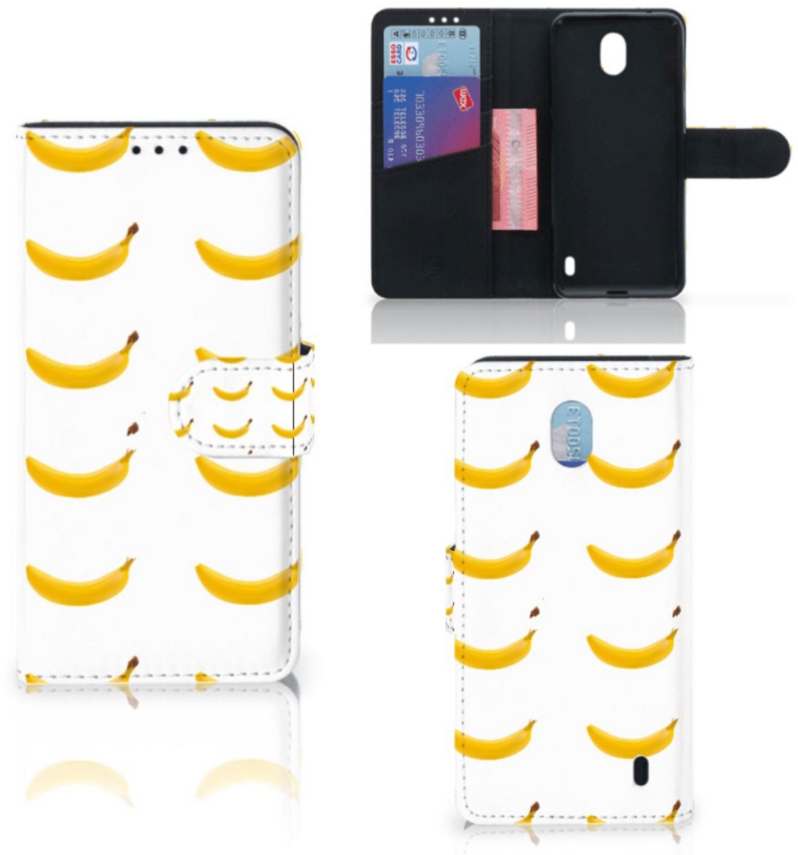 Nokia 1 Plus Book Cover Banana