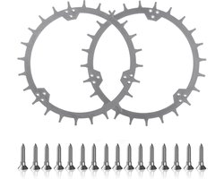 RVS spikes voor gazon-/robotmaaiers - geschikt voor Husqvarna Automower 330/420/430/440/435X/550 & XAutomower 435X & AWDAutomower 450X - Zorgvuldig ontbraamd