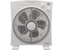 Box Ventilator - Ventilator Box - Ruimte Koelen - 3 Snelheden + Rotatie - 385x445x153 mm - Wit