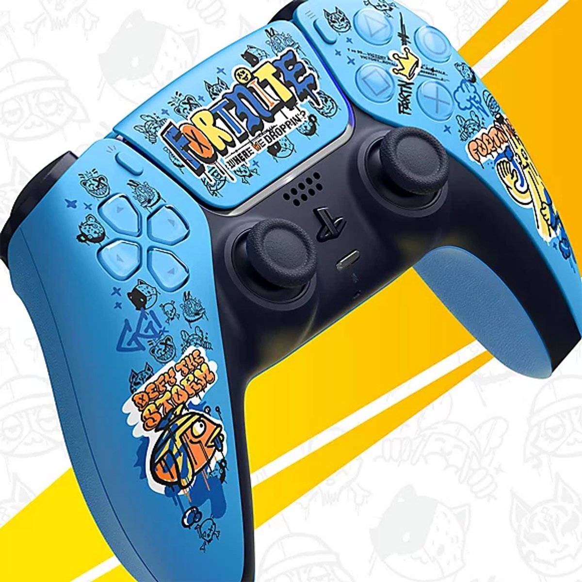 Sony PS5 DualSense draadloze controller – FORTNITE® Limited Edition thumbnail 8