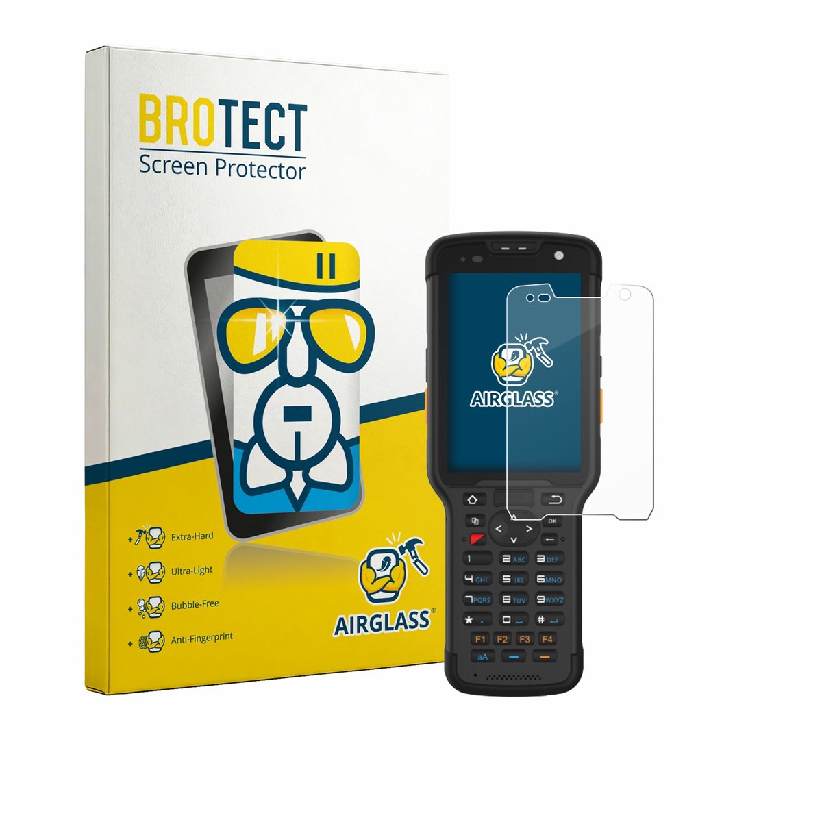 Screenprotector voor Newland Speedata SD35 Leo Beschermglas transparant