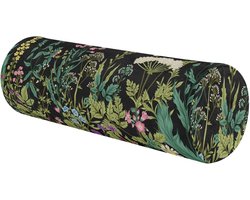 Nekrol Kussen - Cilinder Kussen - Rugspanning Verminderen - Traagschuim Vormvast - 43 x 14 cm - Zwart