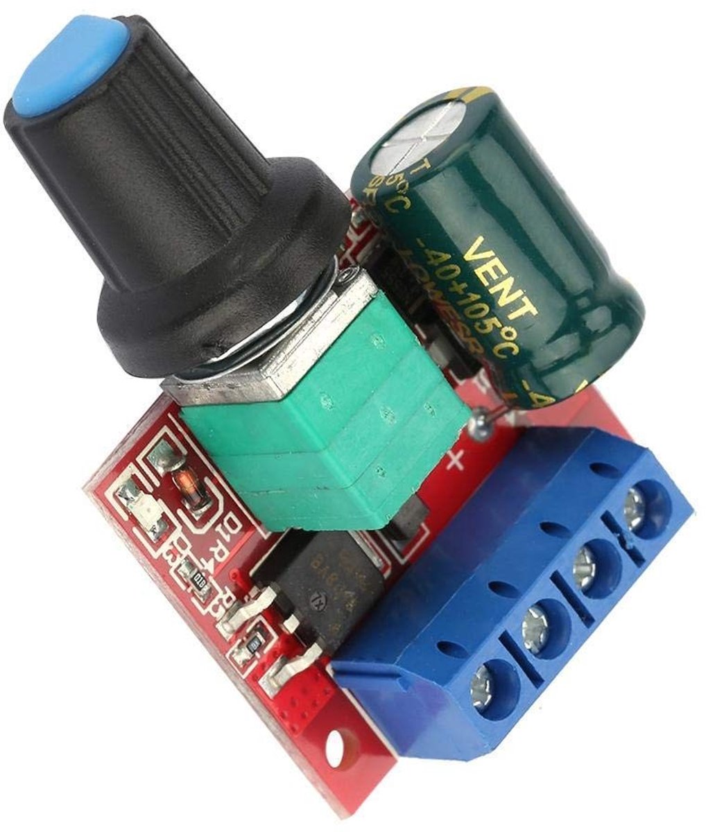 ONF3 - Instelbare Spanningsregelaar - DC-Motor Snelheid Controller - Hoog rendement - Compact formaat - Regulator - Geschikt voor diverse to...