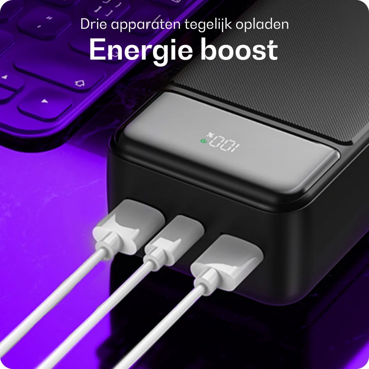 Buddi Boost Powerbank 30.000 mAh met - afbeelding 3