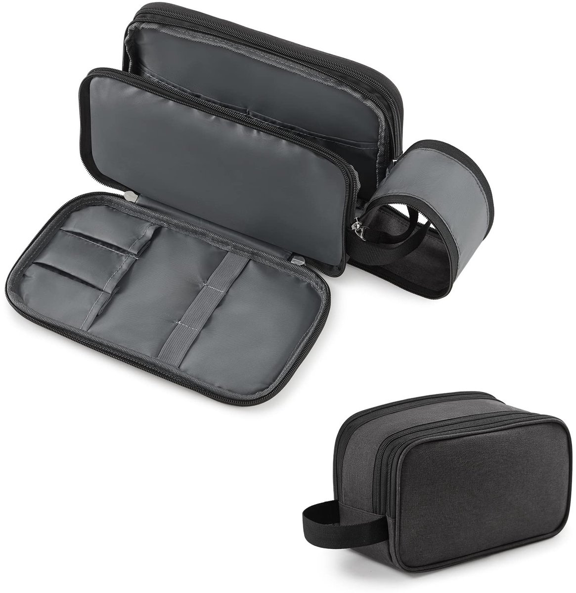 Store_8 - Toilettas - Reisorganiser - Geschikt voor toiletartikelen - Zwart - Waterbestendig - Voor heren en dames