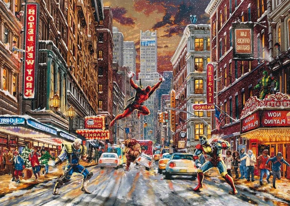 Legpuzzel 1000 stukjes - Puzzel volwassenen - Ontspannen tijdverdrijf - Linnen structuur - 69.3 x 49.3 cm - Meerkleurig