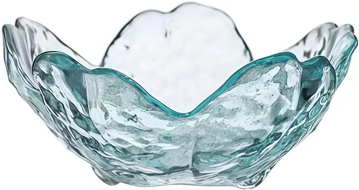 Flower Glass Ring Dish - Jewelry Drawer - Crystal Trinket Holder - Bedside Bathroom Decor - Gift