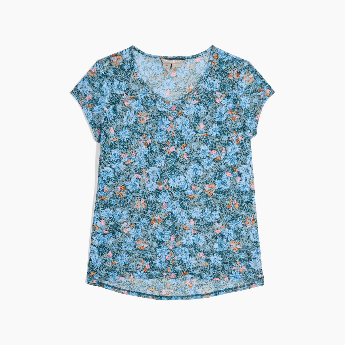 Royal Robbins Featherweight Tee T-shirt Dames PT Balsam Marigold Pt