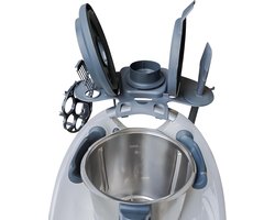Houder voor accessoires van Thermomix - geschikt voor TM5 & TM6 - ruimte voor tot 9 accessoires - rek voor keukenmachine - opslag van accessoires
