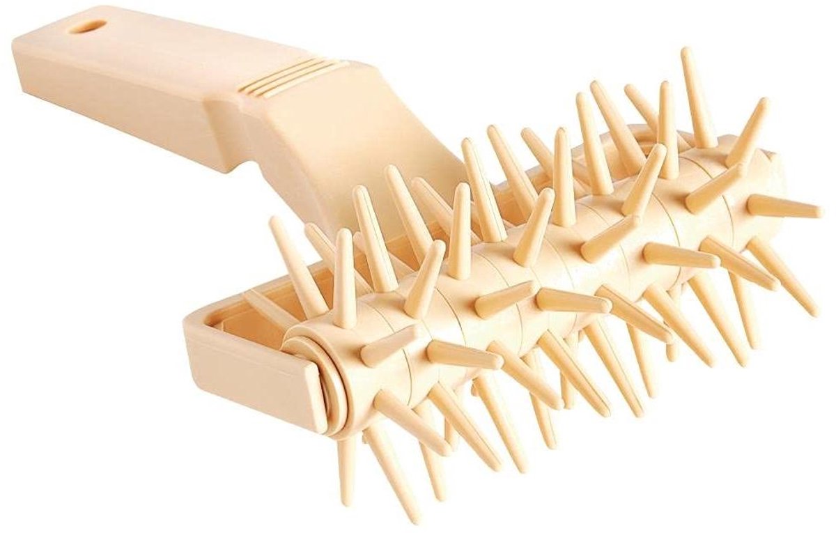 Deegroller Docker - Bakkerij Roller - Deeg Voorbereiden - Maakt Gaten - 115 cm - Wit